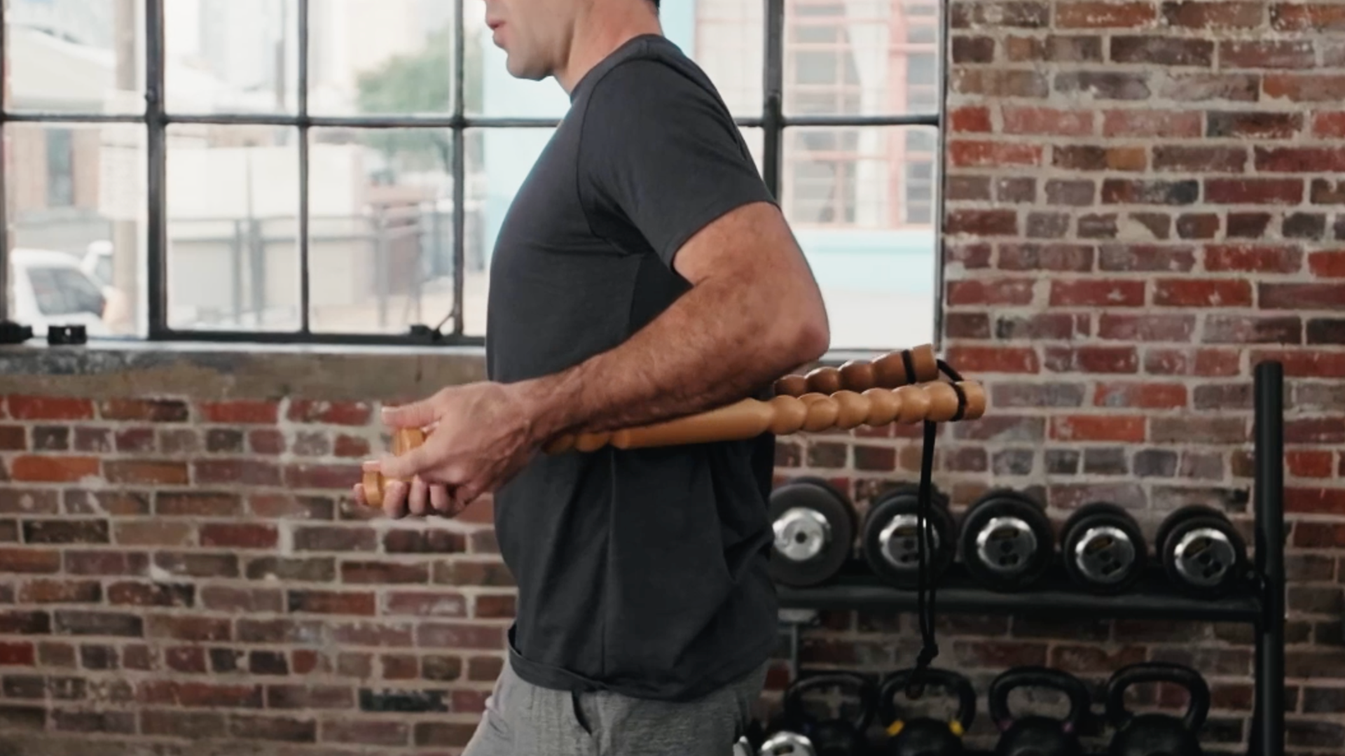 Load video: Steven Terry Body Lever Demo of Low Back and Torso