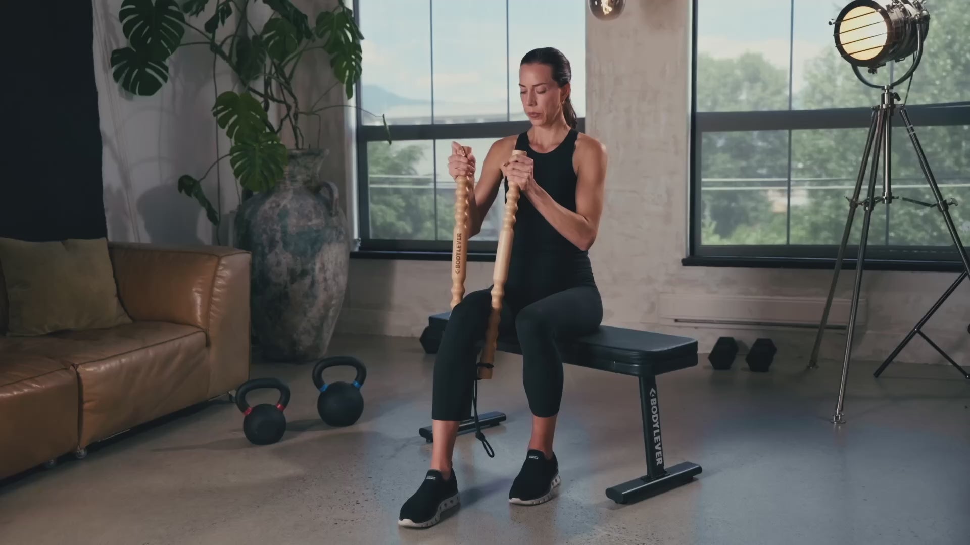 Load video: LABOR DAY WAREHOUSE SALE! Get $50 off the original BodyLever. New products are coming. Let's make room. Grab this deal today.